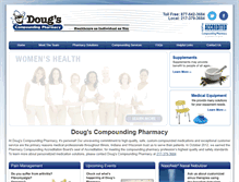 Tablet Screenshot of dougsrx.com